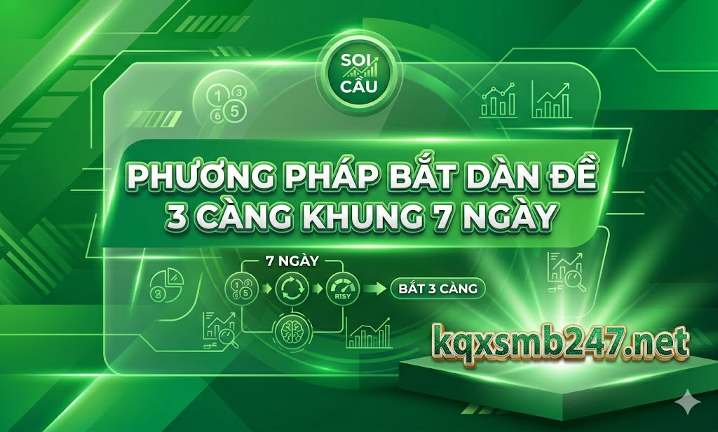 Đa dạng hình thức bắt dàn đề 3 càng cho anh em tham khảo
