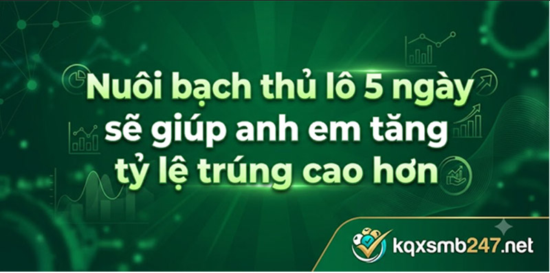 Nuôi bạch thủ lô 5 ngày sẽ giúp anh em tăng tỷ lệ trúng cao hơn