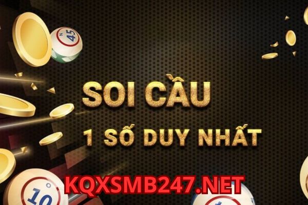 Có nhiều phương pháp soi cầu 1 số đẹp để anh em tham khảo